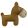 Prémium marhabőrből készült, barna szamár alakú kutyajáték